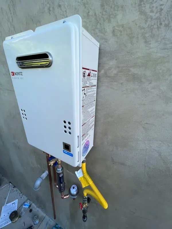 Tankless water heater installation for Sandy Spring Meadow homes